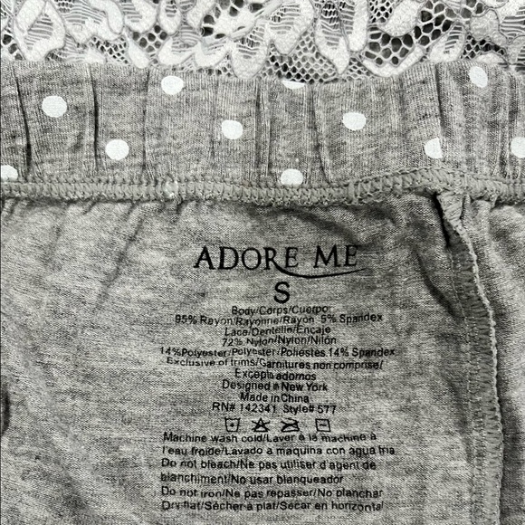 Adore Me. Camisole and Short Set Pajama, Print. Size S - Picture 3 of 4